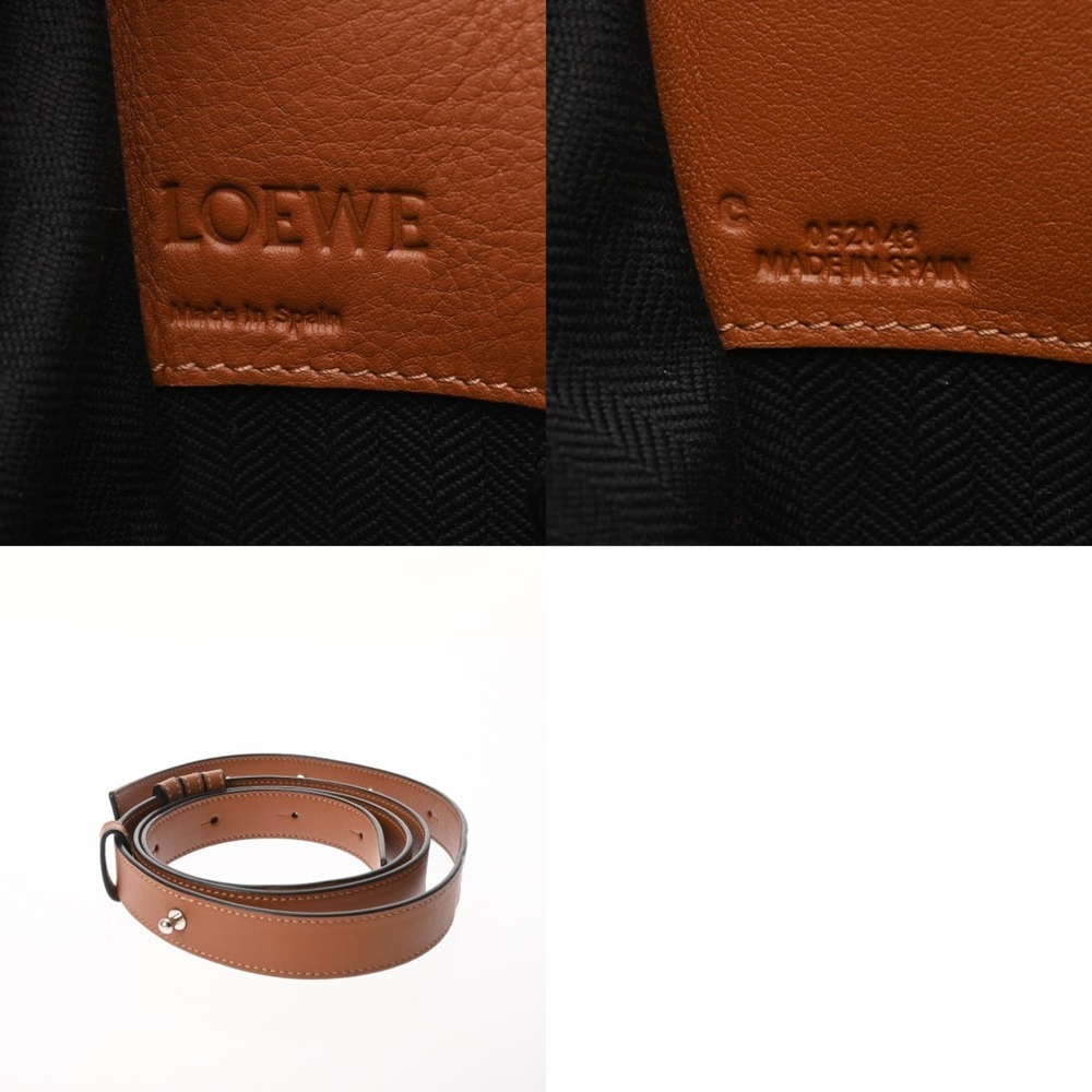 LOEWE Hammock Small Tan 387.30.S35 Women's Calfskin Handbag A Rank Used Ginzo - Picture 11 of 11